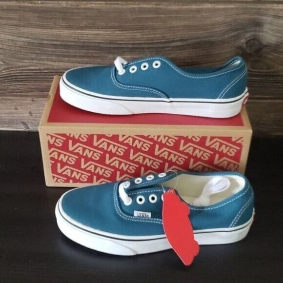 New Vans Authentic Blue Coral Sneakers - Picture 1 of 10